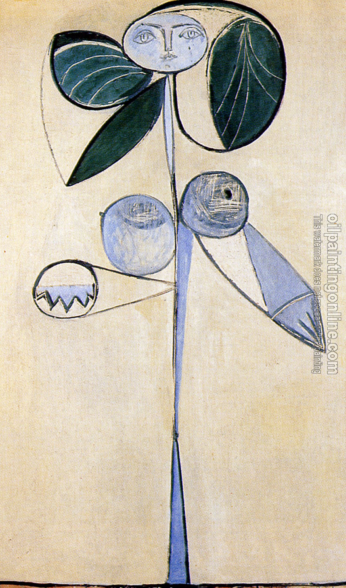 Picasso, Pablo - la femme fleur